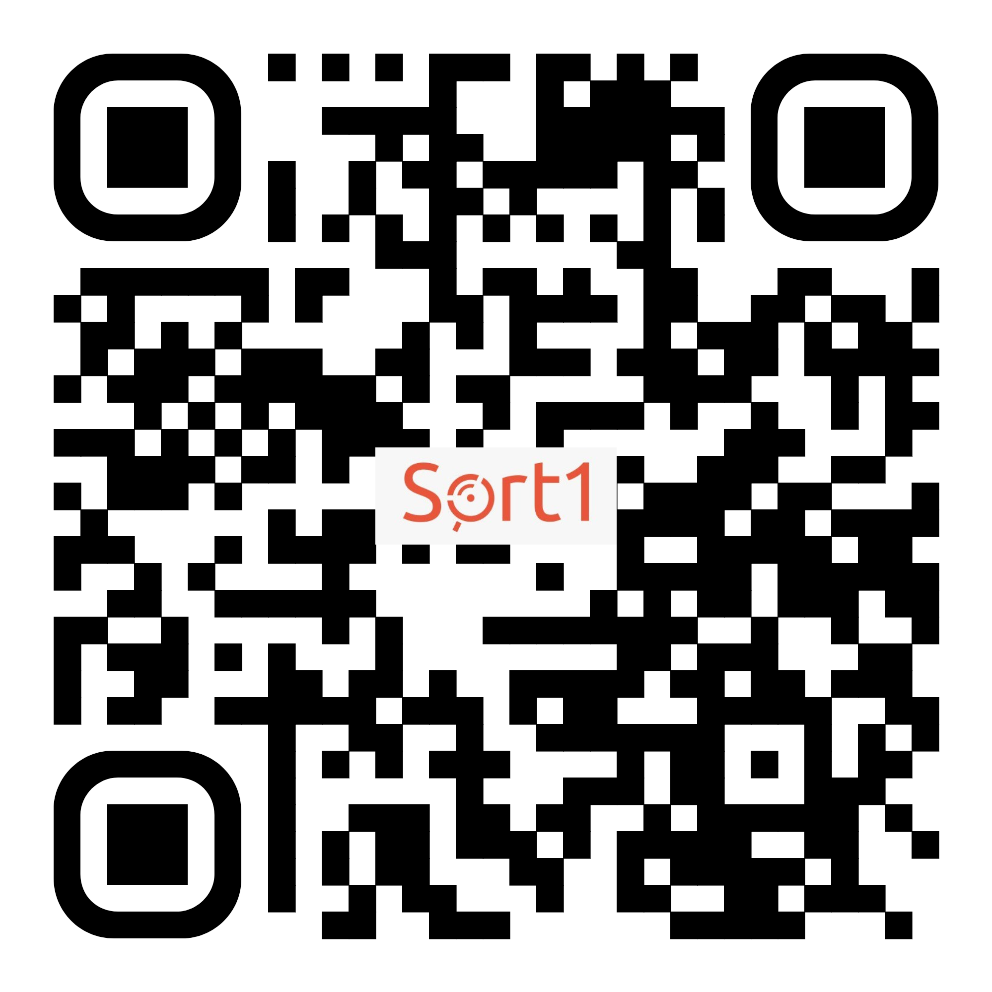 QR-код для мобильного приложения Sort1